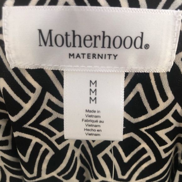 Motherhood Printed Sleeveless Wrap Maternity Dress - Picture 14 of 16